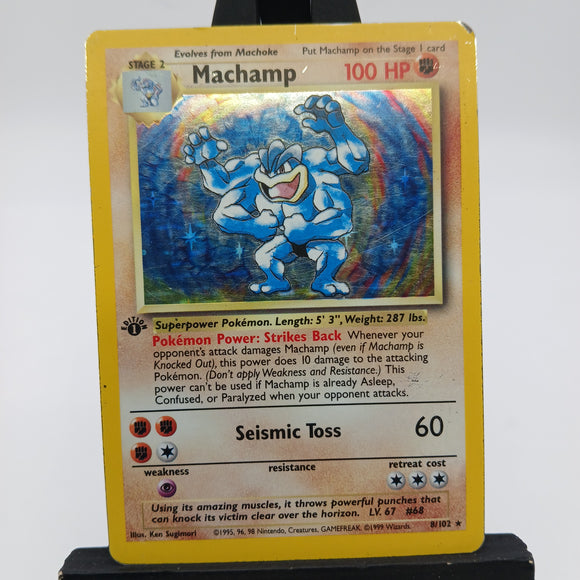 Machamp HOLO 8/102 Base Set - Pokemon TCG Single #22481