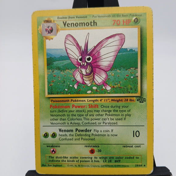 Venomoth NON-HOLO 29/64 Jungle - Pokemon TCG Single #22510