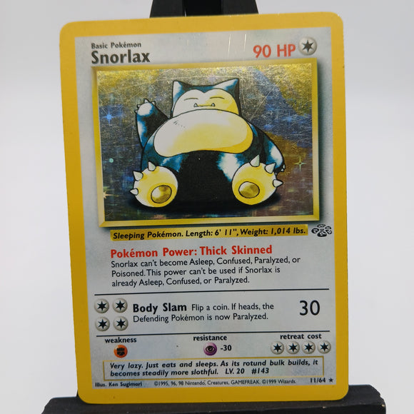 Snorlax HOLO 11/64 Jungle - Pokemon TCG Single #22515