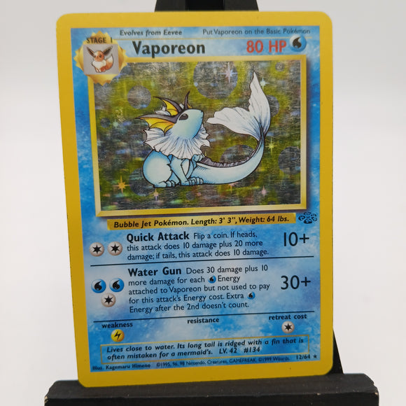 Vaporeon HOLO 12/64 Jungle - Pokemon TCG Single #22517