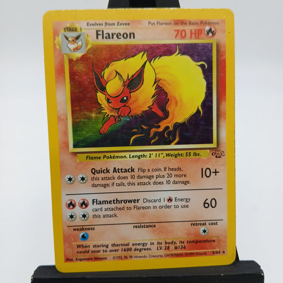 Flareon HOLO 3/64 Jungle - Pokemon TCG Single #22519