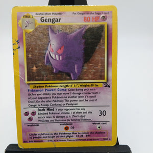 Gengar HOLO 5/62 Fossil - Pokemon TCG Single #22530