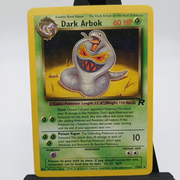 Dark Arbok NON-HOLO 19/82 Team Rocket - Pokemon TCG Single #22547