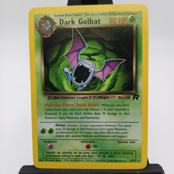 Dark Golbat NON-HOLO 24/82 Team Rocket - Pokemon TCG Single #22550