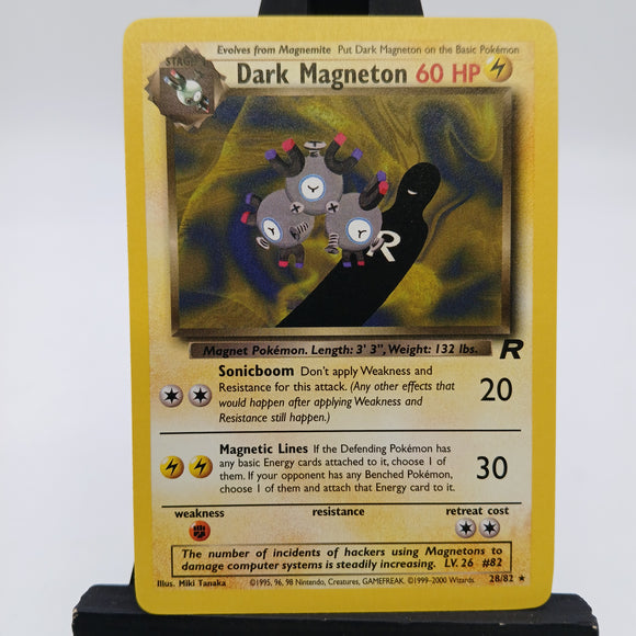 Dark Magneton NON-HOLO 28/82 Team Rocket - Pokemon TCG Single #22552