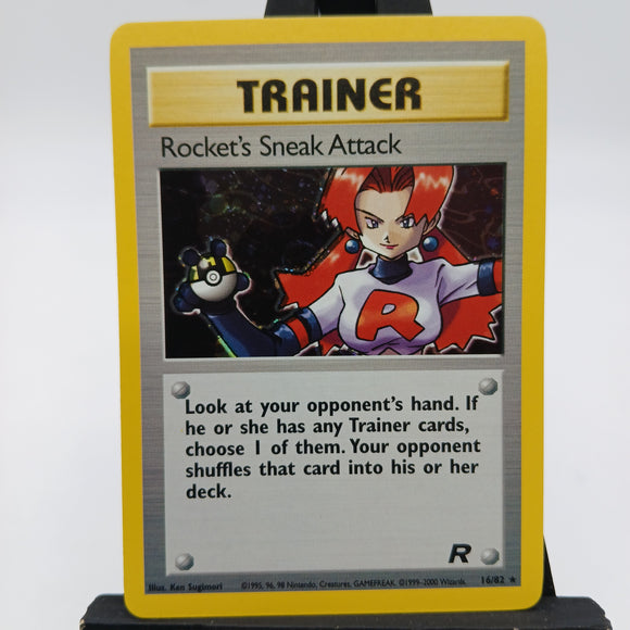 Rocket's Sneak Attack HOLO 16/82 Team Rocket - Pokemon TCG Single #22556