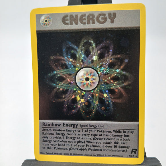 Rainbow Energy HOLO 17/82 Team Rocket - Pokemon TCG Single #22557