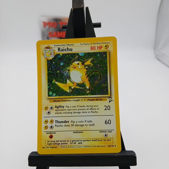 Raichu HOLO 16/130 Base Set 2 - Pokemon TCG Single #23000