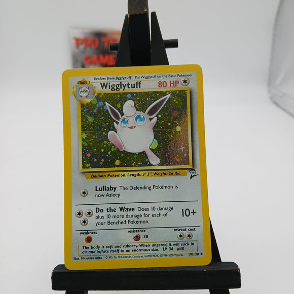 Wigglytuff HOLO 19/130 Base Set 2 - Pokemon TCG Single #22999