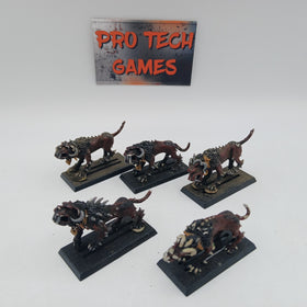 Warhammer 40K: Chaos Daemons: Metal Flesh Hounds #25307