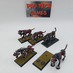 Warhammer 40K: Chaos Daemons: Metal Flesh Hounds #25308