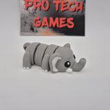 Elephant - Articulated - Fidget - 3D Printed - Cute - Wiggly