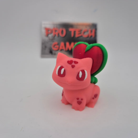 Valentines Bulbasaur - Pokemon - Fidget - 3D Printed - Cute - Figurine