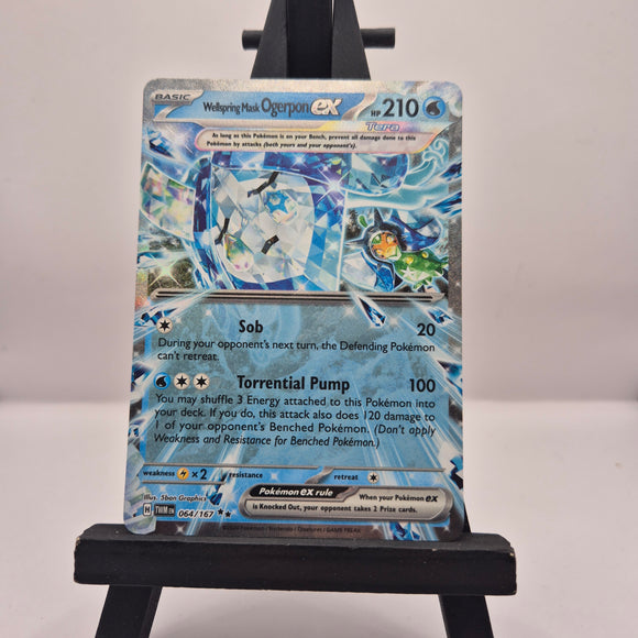 Wellspring Mask Ogerpon ex 064/167 - Twilight Masquerade - Pokemon TCG Single #22418