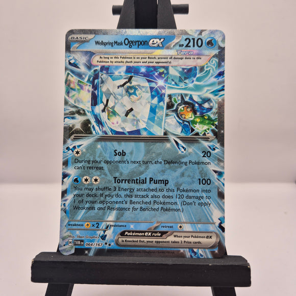 Wellspring Mask Ogerpon ex 064/167 - Twilight Masquerade - Pokemon TCG Single #22468