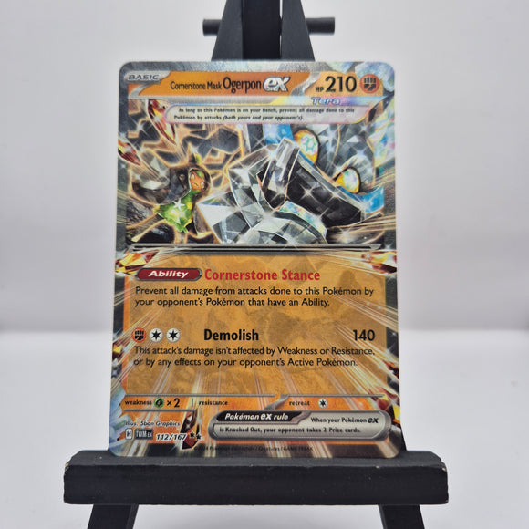 Cornerstone Mask Ogerpon Ex 112/167 - Twilight Masquerade - Pokemon TCG Single #22471