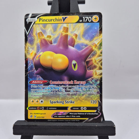 Pincurchin V 072/192 Rebel Clash - Pokemon TCG Single #22682