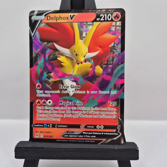 Delphox V 027/196 Lost Origin- Pokemon TCG Single #22885