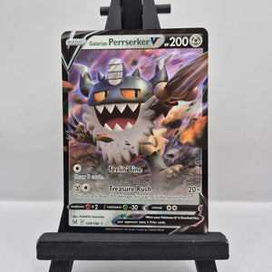 Galarian Perrserker V 129/196 Lost Origin- Pokemon TCG Single #22887