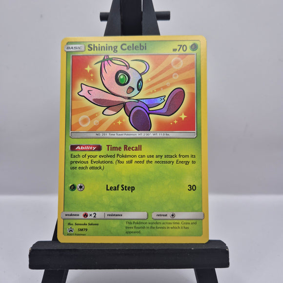 Shining Celebi SM79 Sun & Moon Promo - Pokemon TCG Single #22932