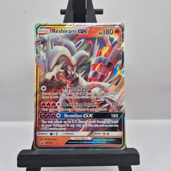 Reshiram Gx SM137 Sun & Moon Promo - Pokemon TCG Single #229