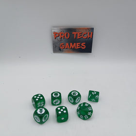 Blood Bowl Dice - Season 2 Green Set - #25224