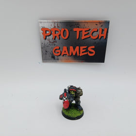 Orks - Metal - Warboss With Rokkit Launcha - Conversion - #17312