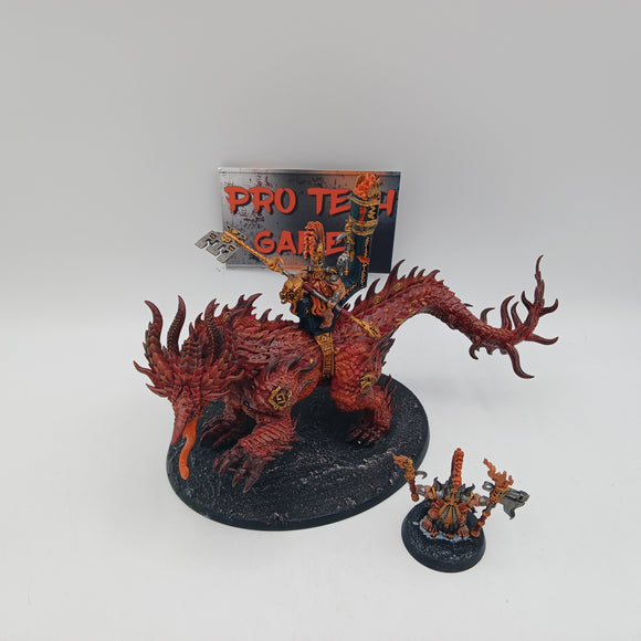 Fyreslayers - Auric Runesmiter on Magmadroth - #23739