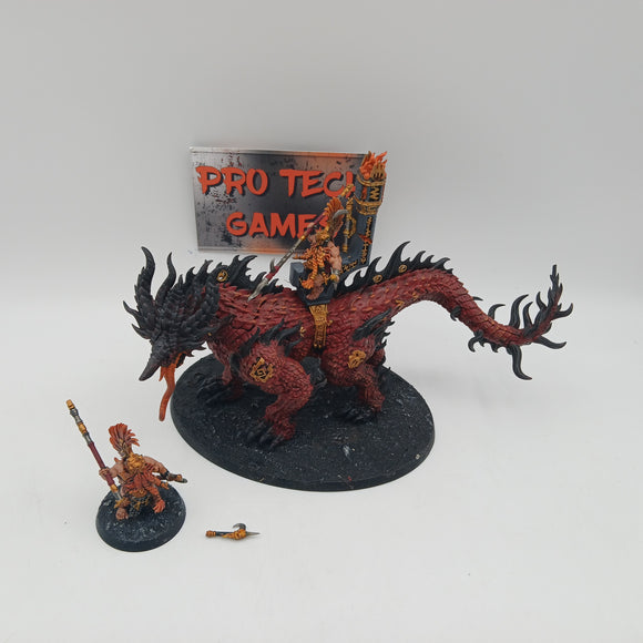 Fyreslayers - Auric Runesmiter on Magmadroth - #23738