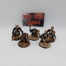 Space Marines - Black Templars - Terminator Squad - Painted - #25833