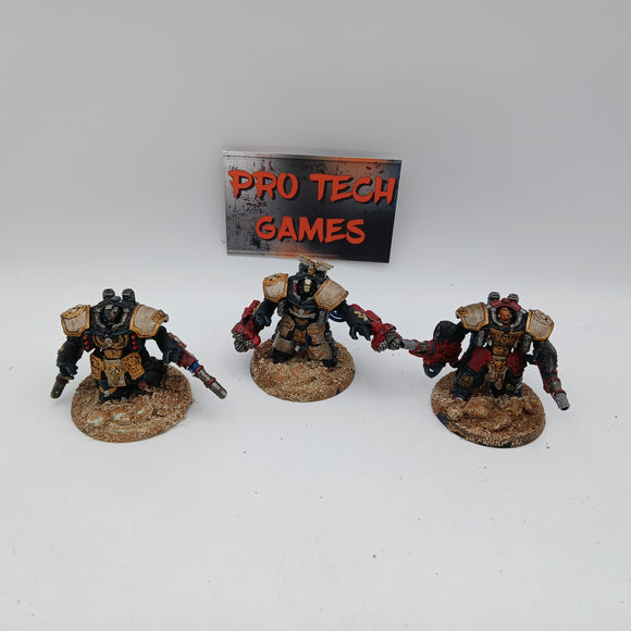 Space Marines - Black Templars - Centurion Devastator Squad - Painted - #25838