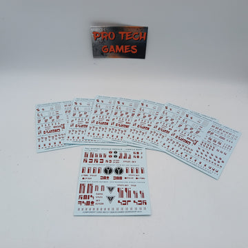 T’au - Decals - Infantry x7 & Vehicle x1 - #26037