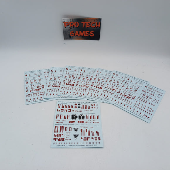 T’au Empire - Decals - Infantry x7 & Vehicle x1 - #26037