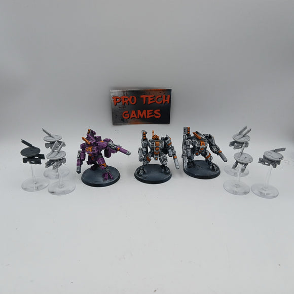 T'au - XV8 Crisis Battlesuit Team - #27410