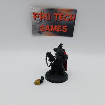 Space Marines - Captain in Gravis Armour with Master-crafted Heavy Bolt Rifle - #27761