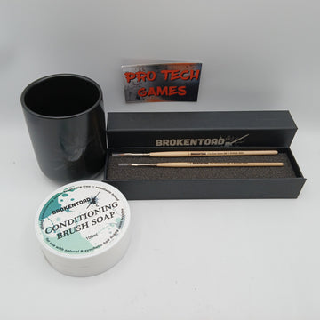 Brush Set, Water Pot & Brush Soap