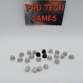 Space Marines - Metal - Blood Angel - Shoulder Pads & Heads - #27860