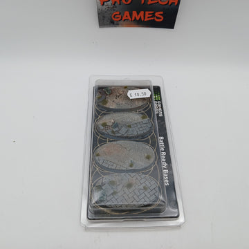 Gamers Grass: Resin Base - Urban Warfare - Oval 60mm x4