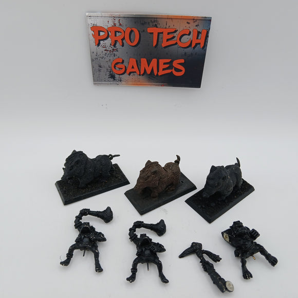 Orcs & Goblins - Savage Orc Boar Boyz - #28645