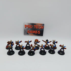 Blood Bowl - Metal - Dark Elf Team - #29136