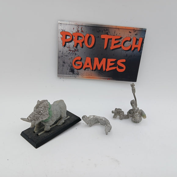 Orks - Metal - Snakebite Ork on Boar - #29143