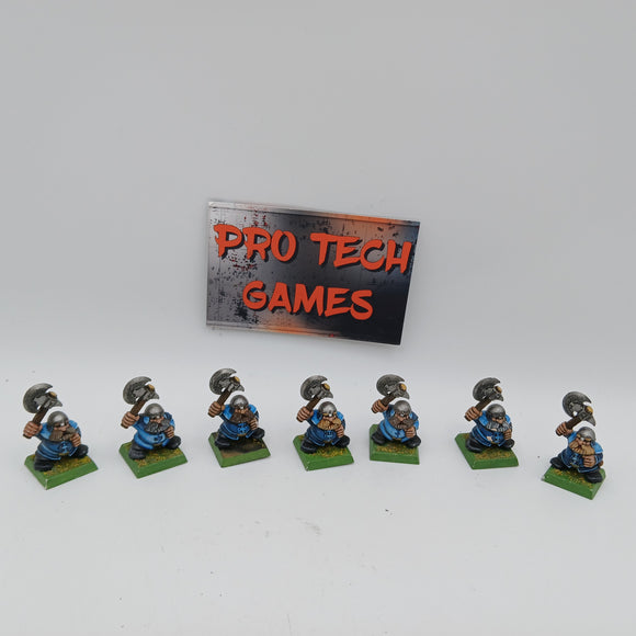 Dwarfs - Plastic Dwarf With Axes - #29199