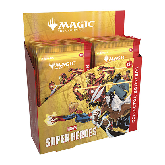 Pre-Order: Magic: The Gathering - Marvel Super Heroes Collector Booster (12 Count)