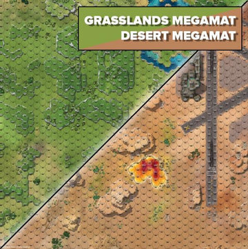 Battletech: Grasslands Megamat / Desert Megamat