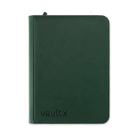 VaultX -Zip Binder 9-Pocket - Green