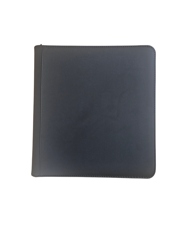 24 Pocket Zip-up Card Binder (Black)