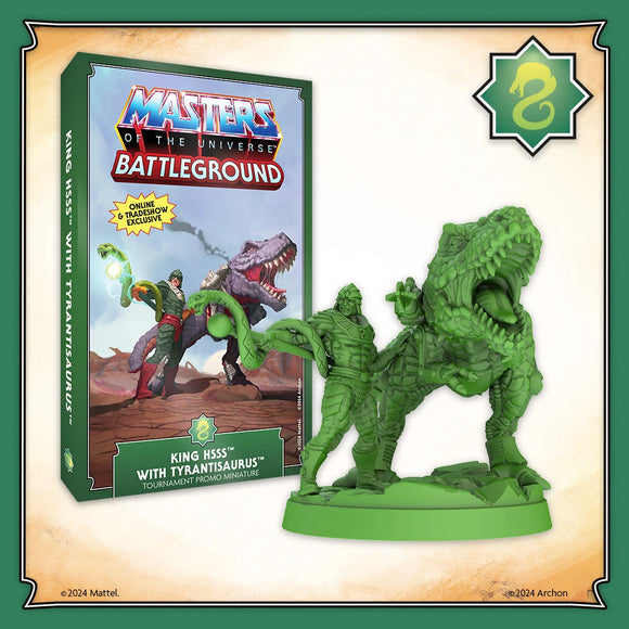 Masters Of The Universe - King Hiss With Tyrantisaurus