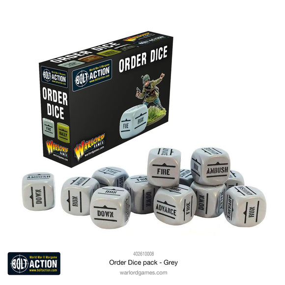 Bolt Action: Orders Dice Pack - Maroon