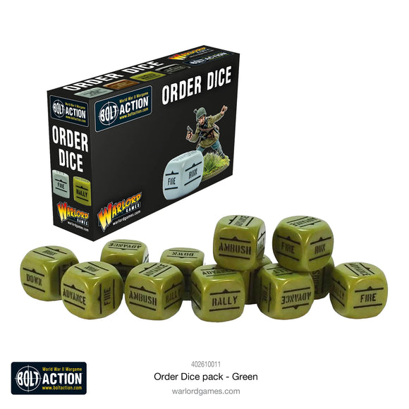 Bolt Action: Orders Dice Pack - Maroon