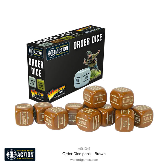 Bolt Action: Orders Dice Pack - Maroon